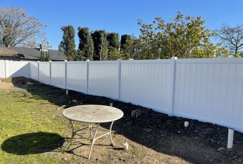 墨尔本庭院围栏、白色栅栏